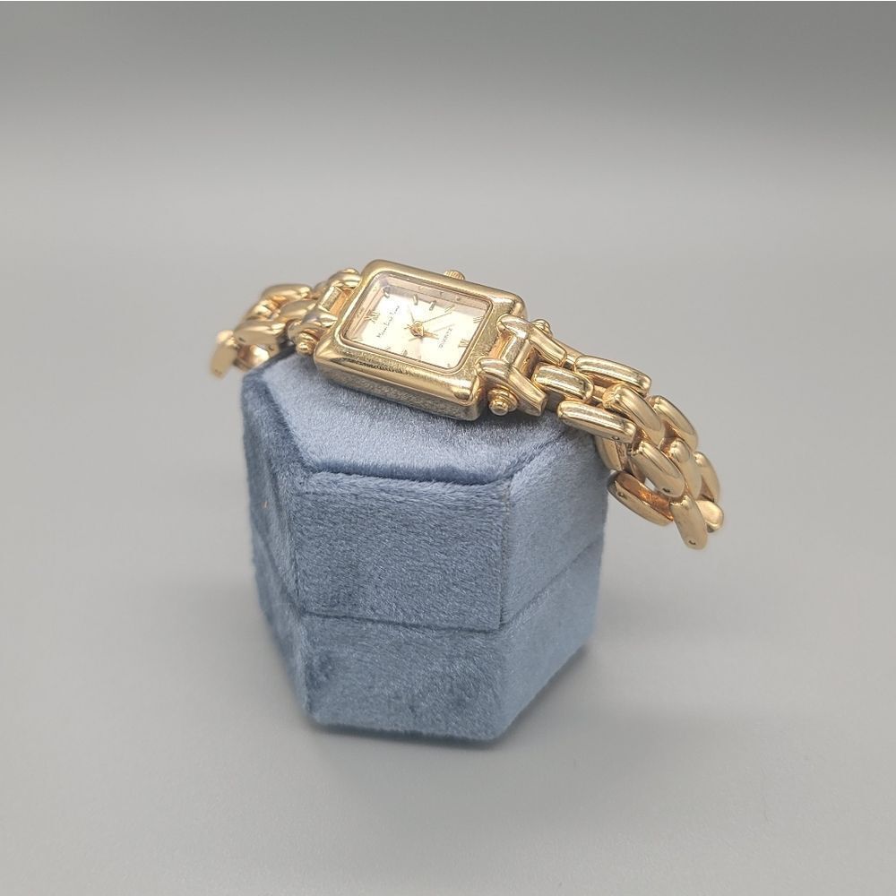 MAIN LINE TIME Gold Toned Watch